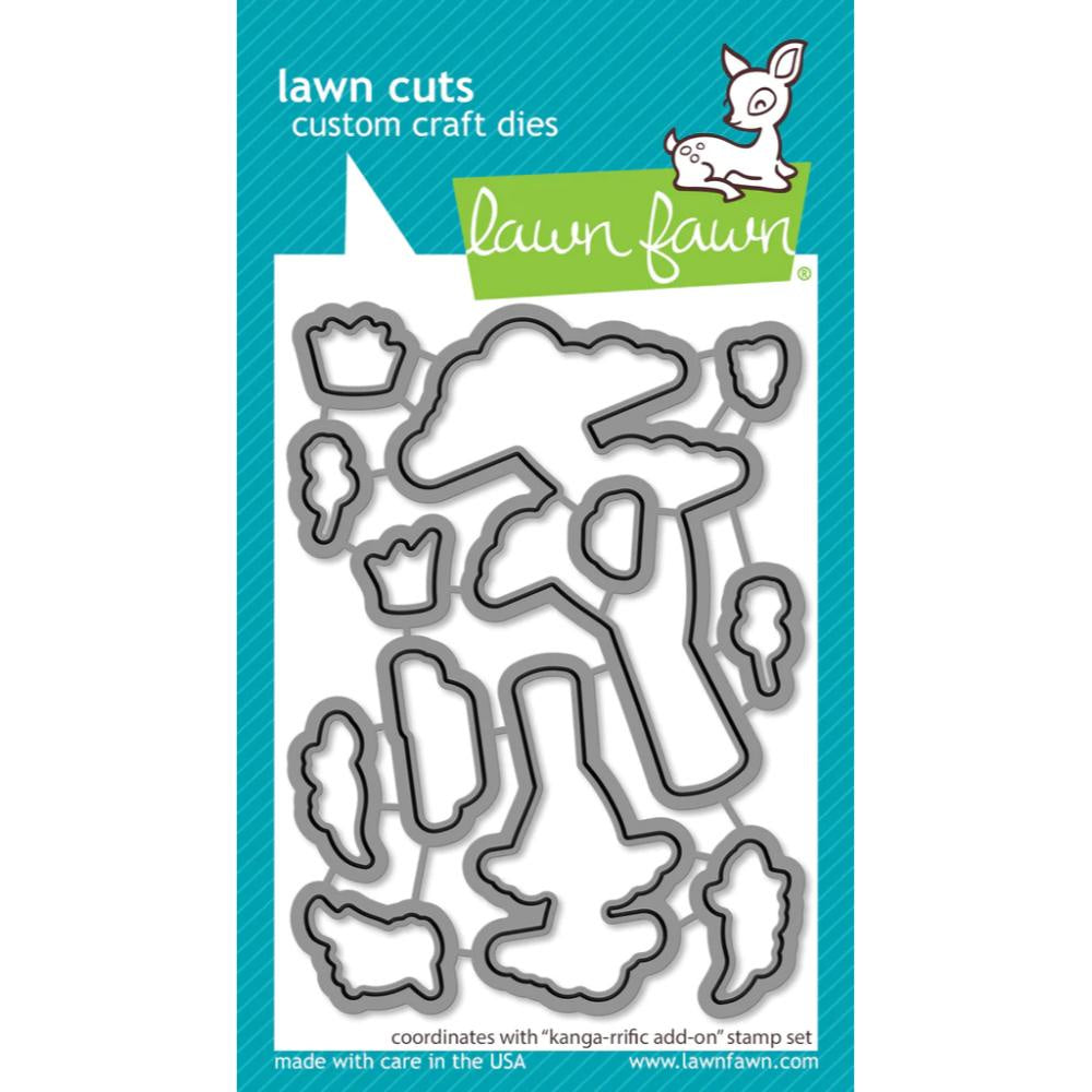 Lawn Fawn kanga-rrific add-on lawn cuts