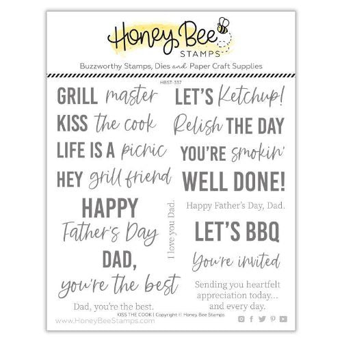 HoneyBee Kiss The Cook | 6x6 Stamp Set