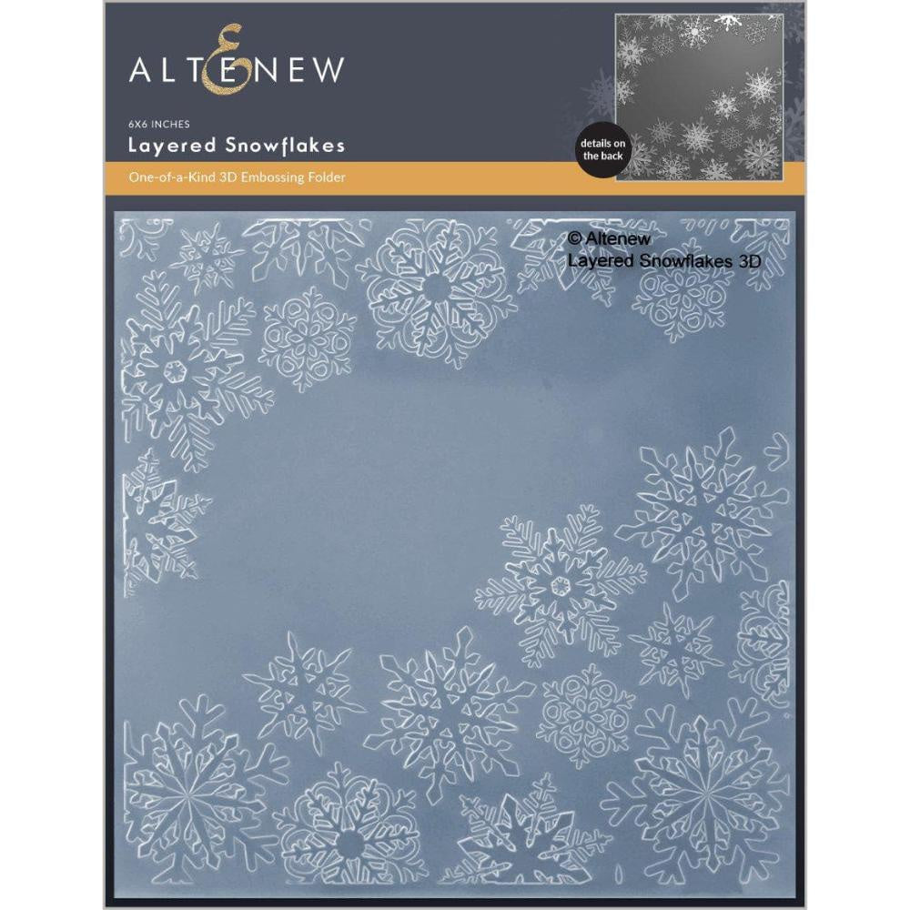 Altenew Layered Snowflakes 3D Embossing Folder