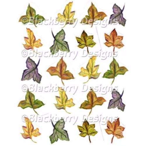 A4 Tissue Paper Design for Sospeso Or Decoupage Collage Sheets Leaves 3