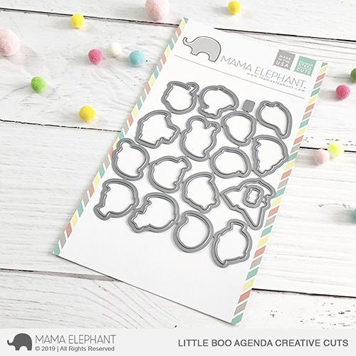 Mama Elephant LITTLE BOO AGENDA CREATIVE CUTS