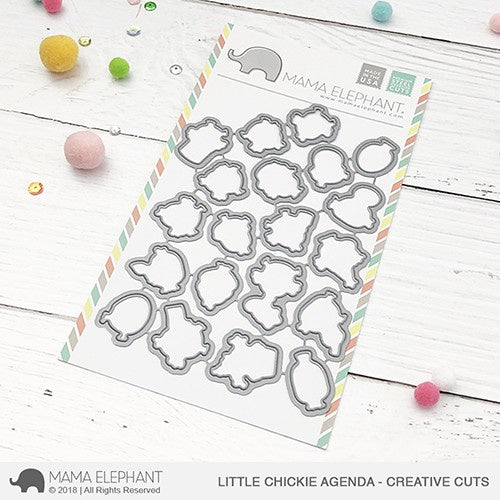 Mama Elephant LITTLE CHICKIE AGENDA - CREATIVE CUTS