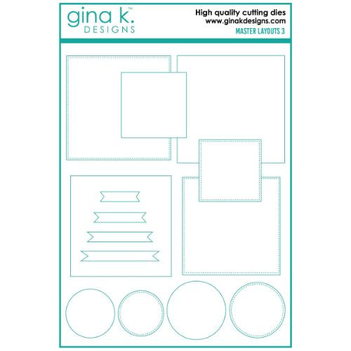 Gina K Designs MASTER LAYOUTS 3 DIE SET