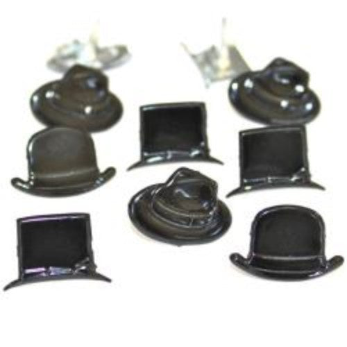 Eyelet Outlet Shape Brads 12/Pkg Mens' Hats