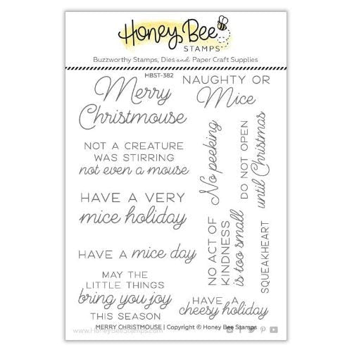 HoneyBee Merry Christmouse | 4x5 Stamp Set