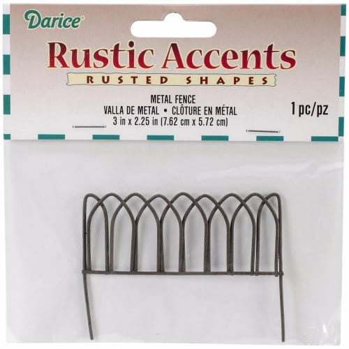 Timeless Miniatures Metal Rustic Fence W/Pick - (Duplicate Imported from WooCommerce)