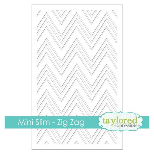 Taylored Expressions MINI SLIM STENCIL - ZIG ZAG