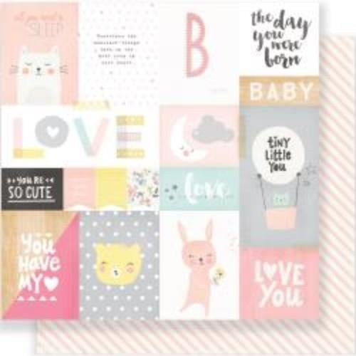 American Crafts Little You Double-Sided Cardstock 12"X12"-My Sunshine