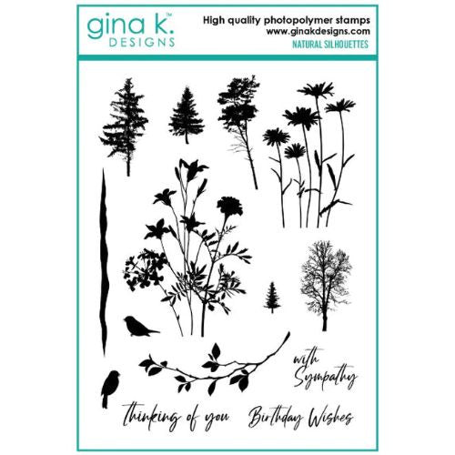 Gina K Designs Natural Silhouettes Stamp Set