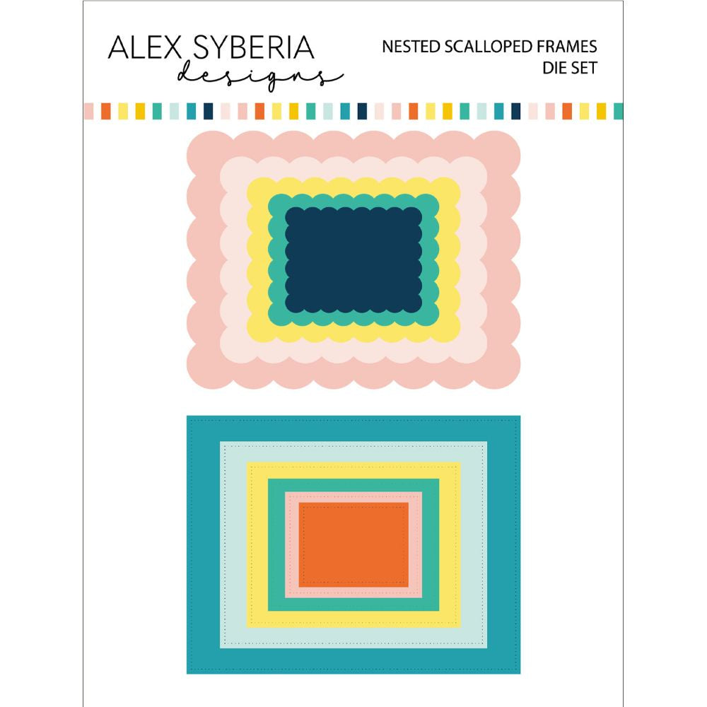 Alex Syberia Designs Nested Scalloped Frames Die Set