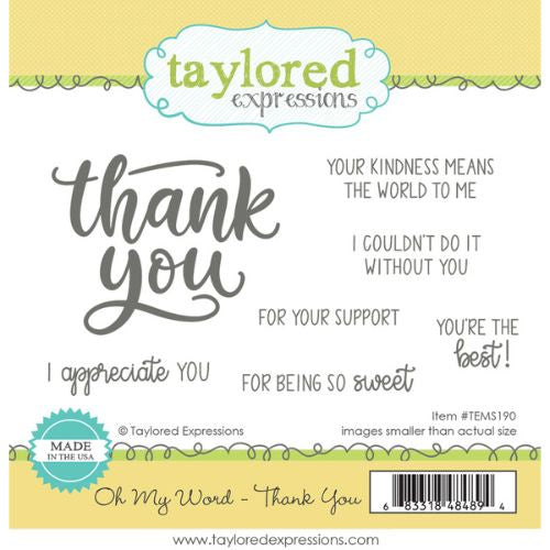 Taylored Expressions Oh My Word - Thank You Combo