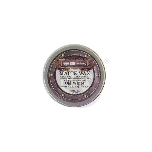 Prima Marketing Finnabair Art Alchemy Matte Wax .68 Fluid Ounce Old White