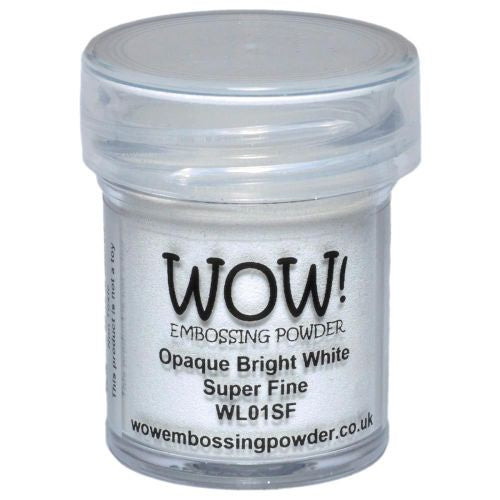 WOW! Embossing Powder 15ml Opaque Bright White Super Fine