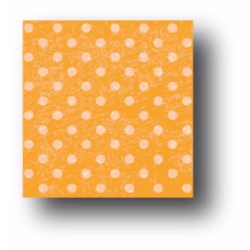 Memory Box Paper- Mango Distressed Dots Pattern - 8 1/2 x 11