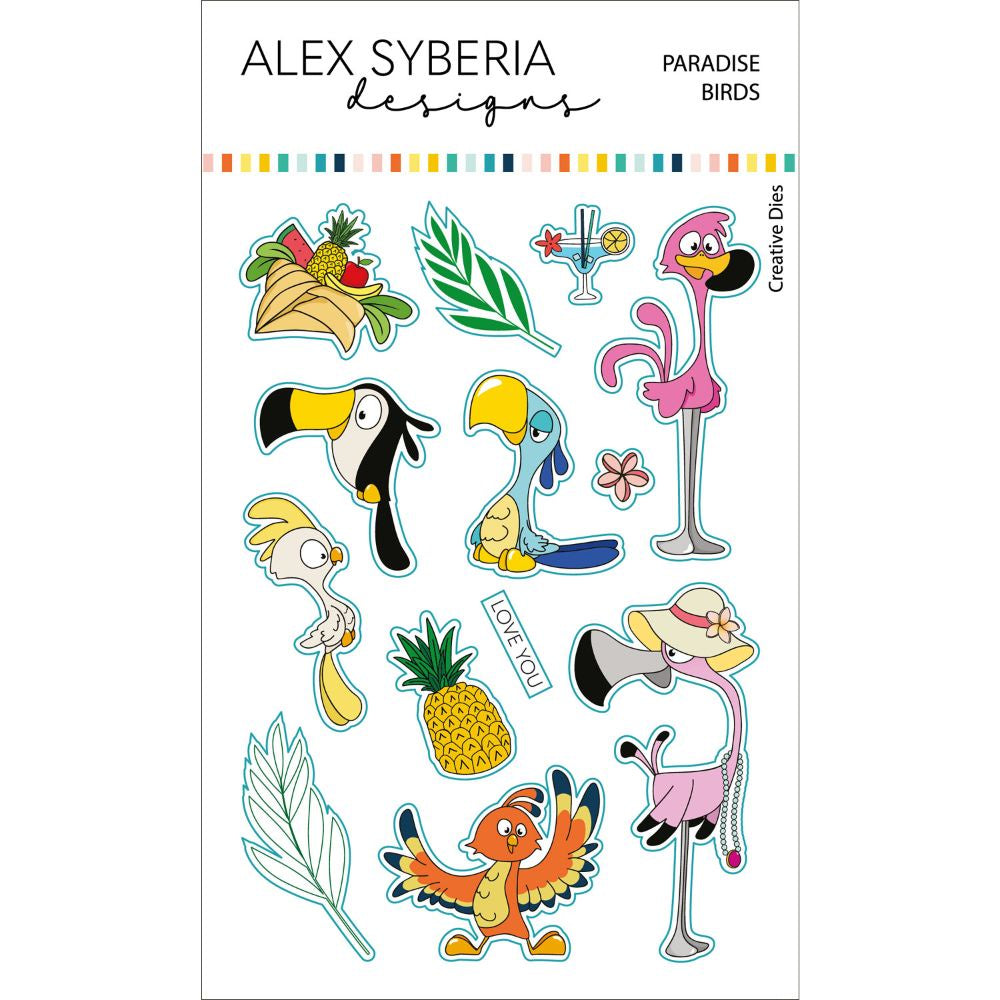 Alex Syberia Designs Paradise Birds Die Set