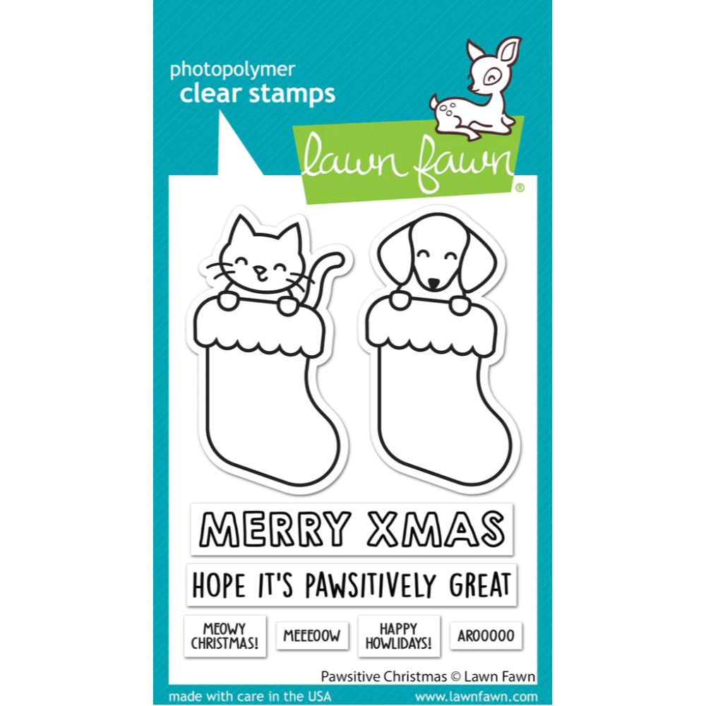 Lawn Fawn pawsitive christmas