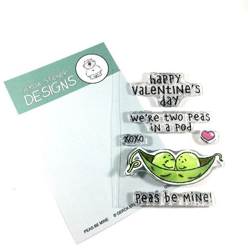 Gerda Steiner Designs Peas be Mine 3x4 Clear Stamp Set