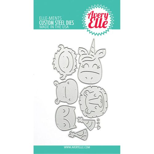 Avery Elle-Ments DIE: PEEK-A-BOO BIRTHDAY TAG TOPPERS ELLE-MENTS
