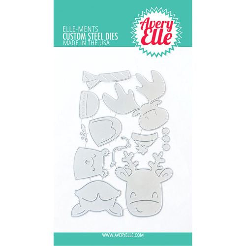 Avery Elle-Ments DIE: PEEK-A-BOO HOLIDAY TAG TOPPERS ELLE-MENTS