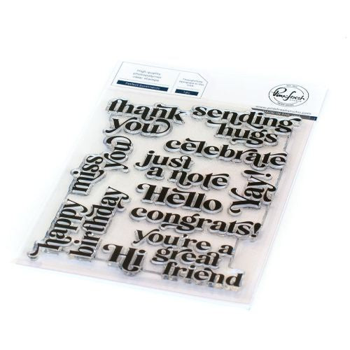 Pinkfresh Studio Perfect Sentiments stamp set