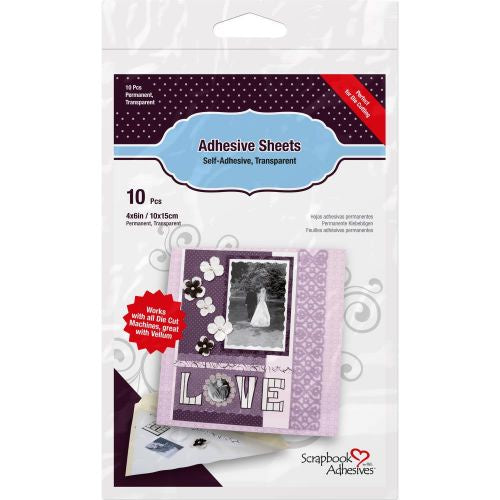 Scrapbook Adhesives Adhesive Sheets 6x12 inch