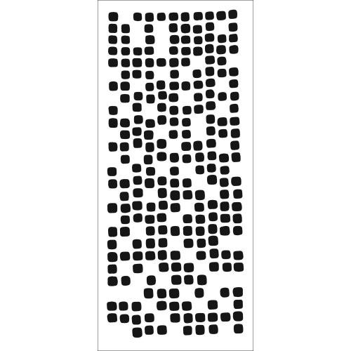 Crafter's Workshop Slimline Stencil 4"X9" Punch Card