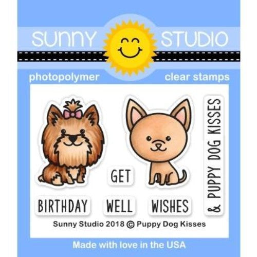 Sunny Studios PUPPY DOG KISSES STAMPS