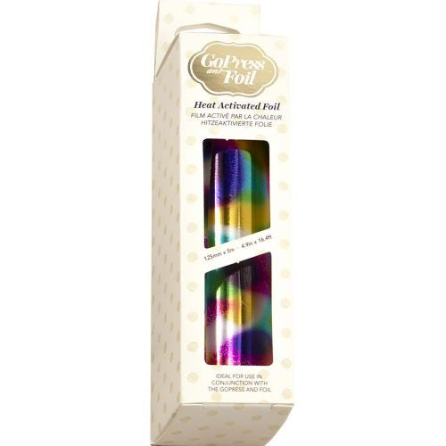 Couture Creations Foil 5"X16.4' Rainbow Spots ( Mirror Finish)