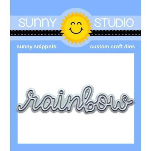 Sunny Studios RAINBOW WORD DIE