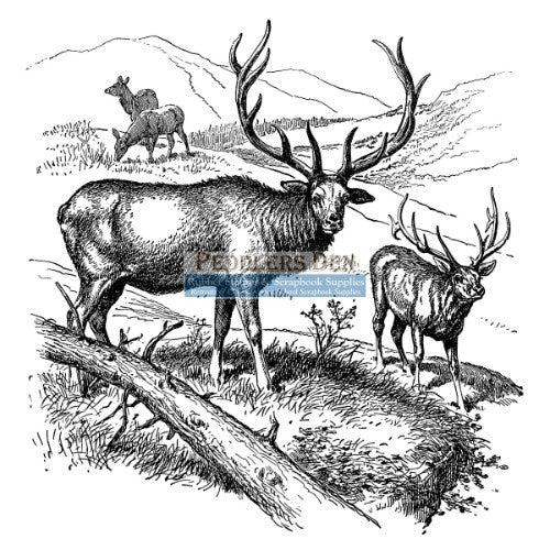 Peddlers Den Red Deer T7-156H - No Mounting