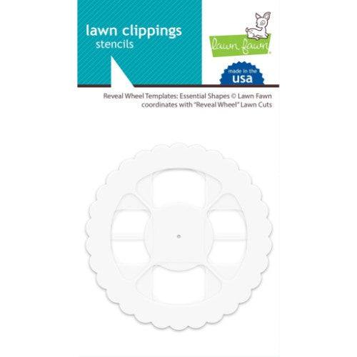 Lawn Clippings Stencils Reveal Wheel: Essential Shapes