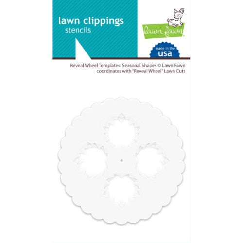 Lawn Clippings Stencils Reveal Wheel: Seasonal Shapes