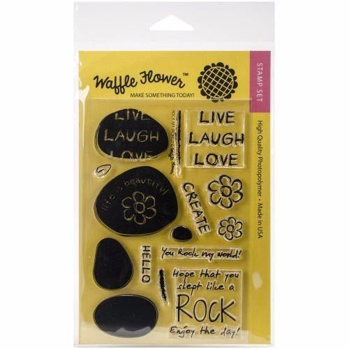 Waffle Flower Rock My World Stamp