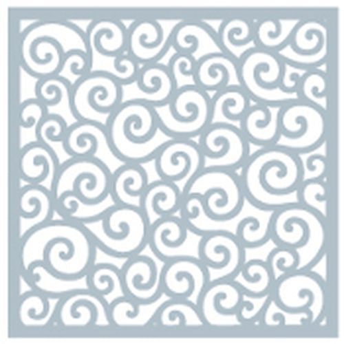 Gina K Designs GKD Stencil Rounded Swirl