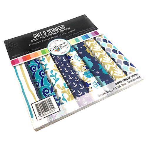 Catherine Pooler Designs Salt and Seaweed Patterned Paper