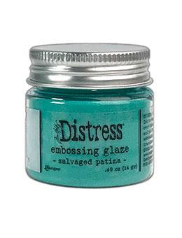 Tim Holtz Distress April New Embossing Glaze Salvaged Patina