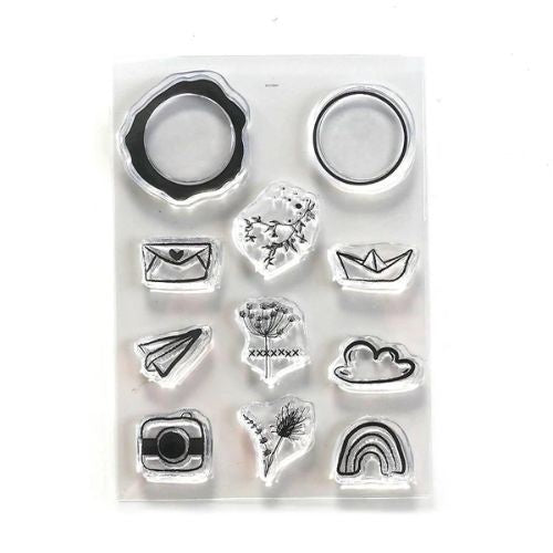 Elizabeth Craft Clear Stamps Seal Embellishments