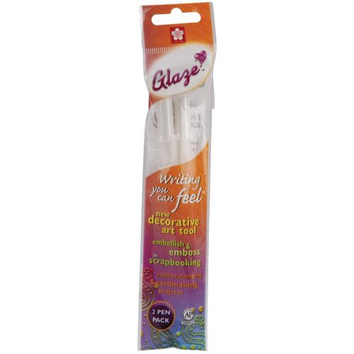 Gelly Roll Glaze Bold Point Pens 2/Pkg White Opaque