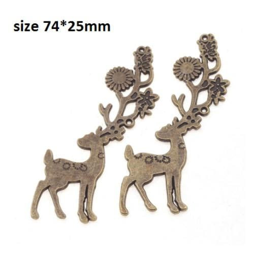 Metal Charm - Steampunk Deer