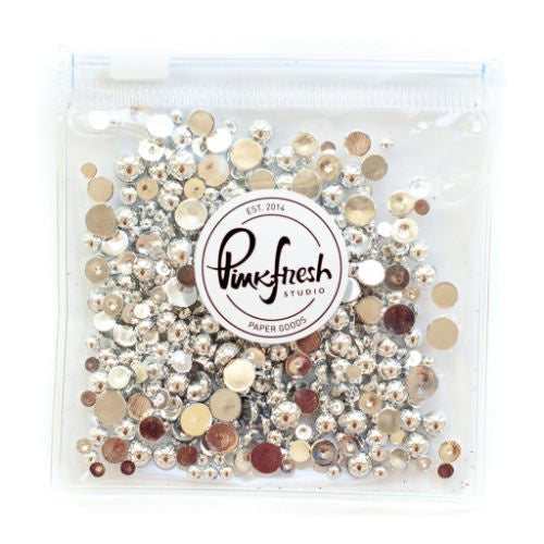 Pinkfresh Metallic Pearls: Silver