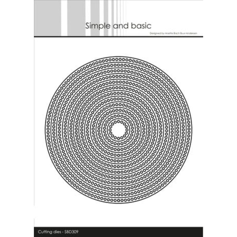 Simple and Basic Circle Edges Circle Cutting Dies (SBD309)