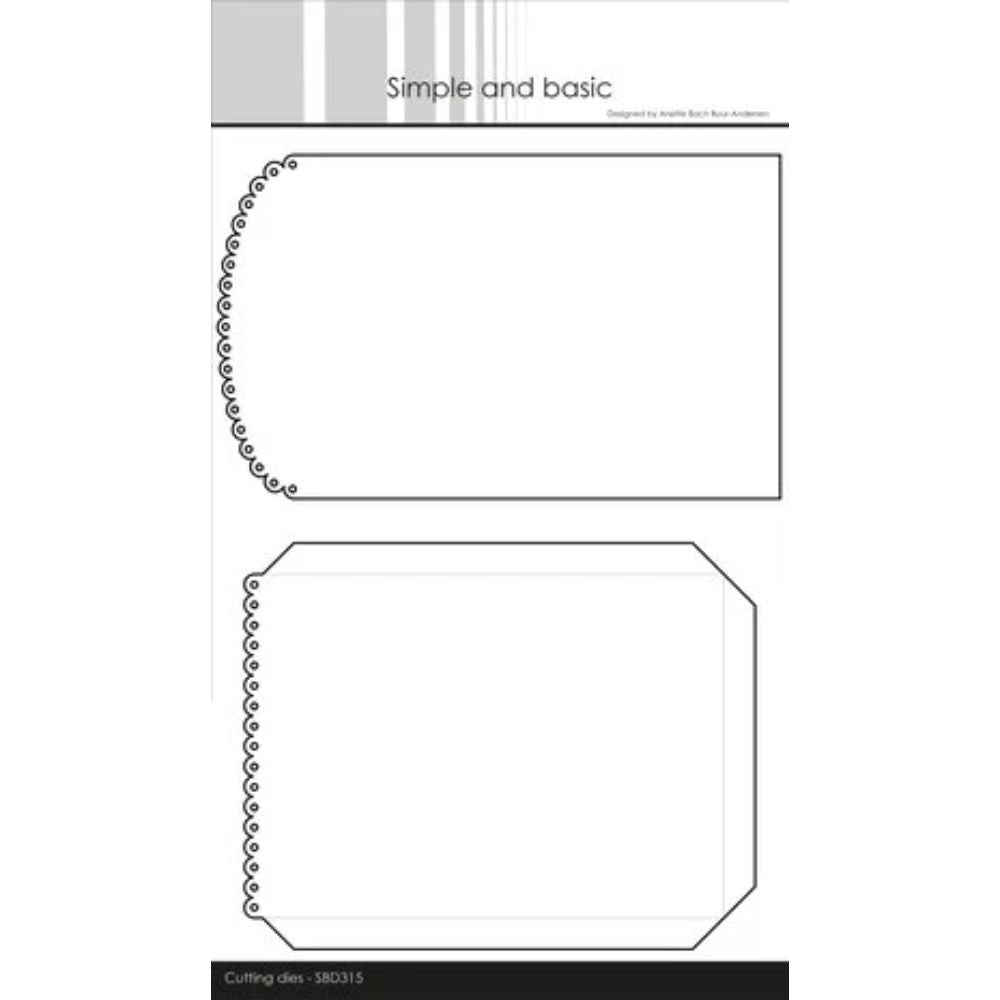 Simple and Basic Giftbag for A6 Cards Cutting Dies (SBD315)