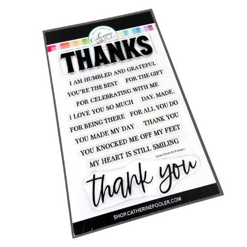 Catherine Pooler Designs Sincere Thanks Stamp Set