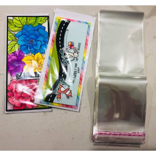 ATK Clear Bags for 4 x 9 inches cards (50 pieces)