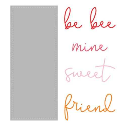 HoneyBee Slimline Sentiments: Stitched | Honey Cuts