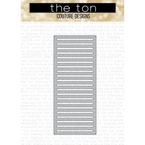 The Ton SLIMLINE - Short Stripes Coverplate Die