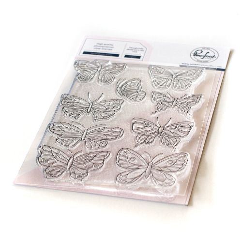 Pinkfresh Studio Small Butterflies stamp set