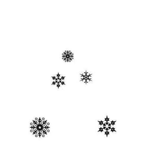 Lavinia Stamps Snowflakes LAV206