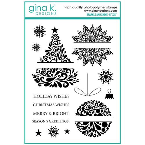 Gina K Designs CLEAR STAMPS- SPARKLE AND SHINE