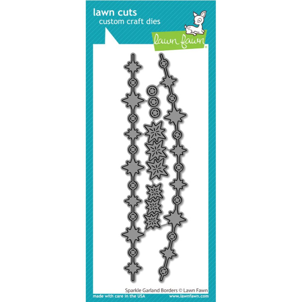 Lawn Fawn sparkle garland borders